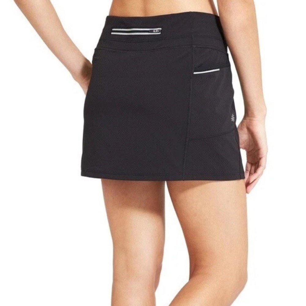 Athleta Dobby Be Free Tennis Skort Deep Navy Blue Sz ST - Picture 2 of 7